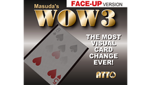  WOW 3 Face-Up (Gimmick and Online Instructions) by Katsuya Masuda - Trick