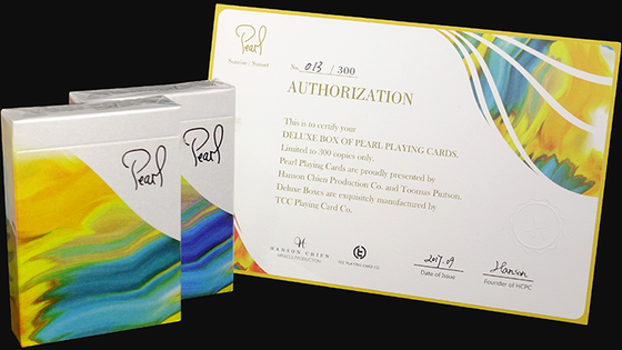 Limited Edition Pearl Playing Card Luxury Set