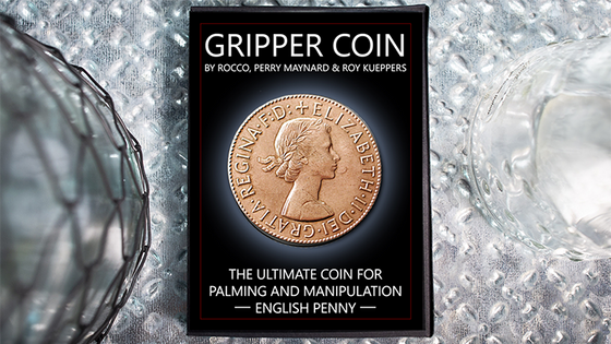 Gripper Coin (Single/English Penny) by Rocco Silano - Trick