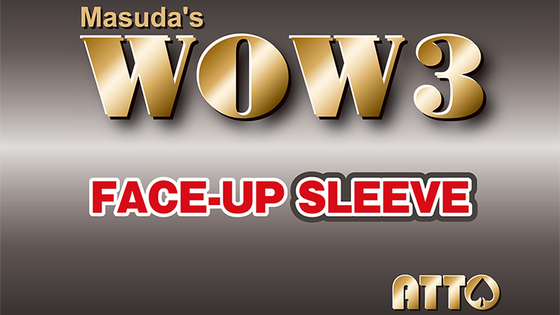 WOW 3 Face-Up Sleeve by Katsuya Masuda - Trick