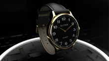  Infinity Watch V3 - Gold Case Black Dial / PEN Version (Gimmick and Online Instructions) by Bluether Magic - Trick