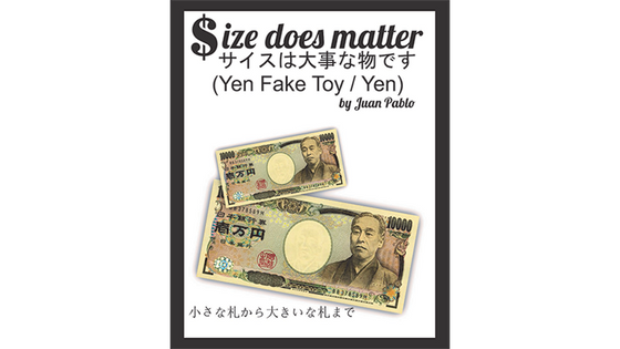 Size Does Matter J-YEN (Gimmicks and Online Instruction) by Juan Pablo Magic