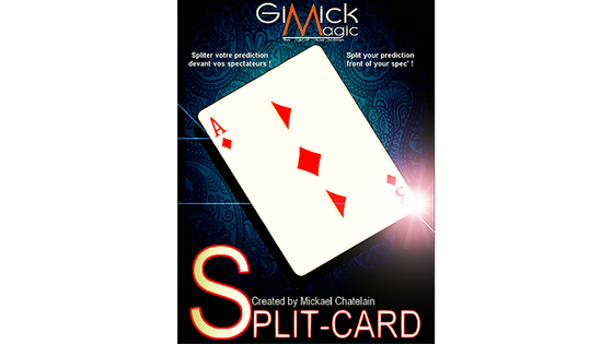 SPLIT-CARD (Blue) by Mickael Chatelain - Trick