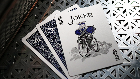 Bicycle Rider Back Cobalt Luxe (Blue) by US Playing Card Co