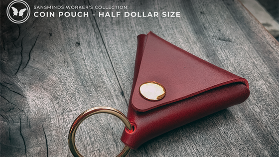 Limited Edition SansMinds Worker's Collection: Coin Pouch Red (Half Dollar Size) - Trick