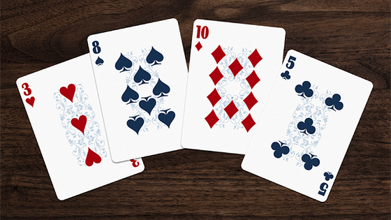 Tulip Playing Cards (Dark Blue) by Dutch Card House Company