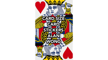  POKER Size Card Stickers by Alan Wong - Trick