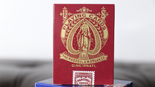  Limited Late 19th Century Square Faro (Red) Playing Cards