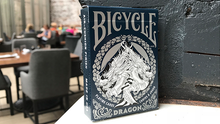  Bicycle Dragon Playing Cards (Blue) by USPCC