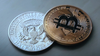 The Bit Coin Silver (3 Gimmicks and Online Instructions) by SansMinds - Trick