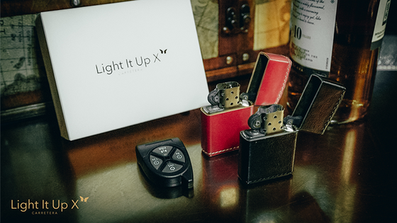 Limited Edition Light It Up Scarlet Shine Edition (Gimmicks, Remote and Online Instructions) by SansMinds - Trick