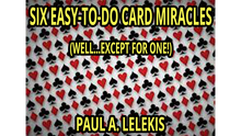  6 EZ-TO-DO CARD MIRACLES by Paul A. Lelekis eBook DOWNLOAD