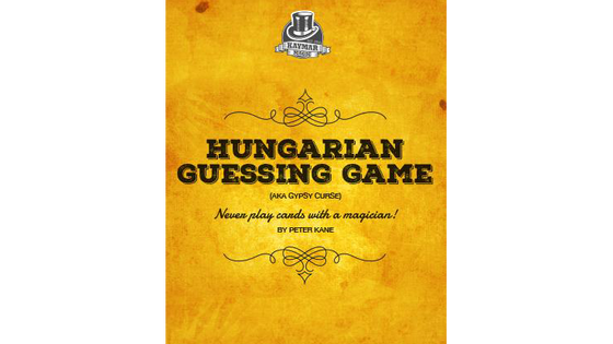 Hungarian Guessing Game AKA Gypsy Curse (Gimmicks and Online Instructions) by Kaymar Magic - Trick