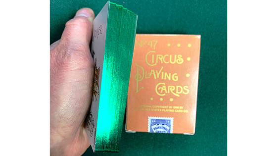 Circus No. 47 (Peach Gilded) Playing Cards