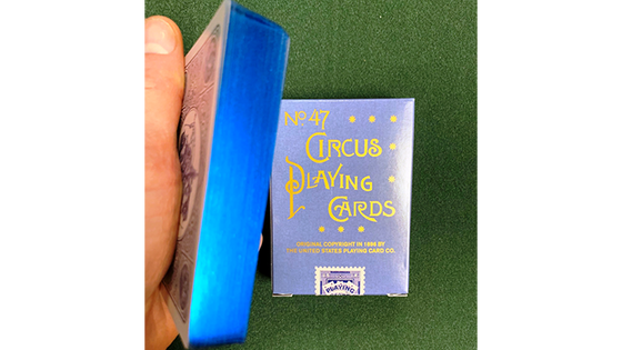 Circus No. 47 (Blue Gilded) Playing Cards