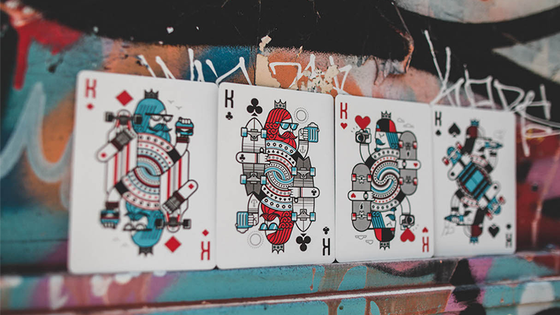 Skateboard V2 (Marked) Playing Cards by Riffle Shuffle