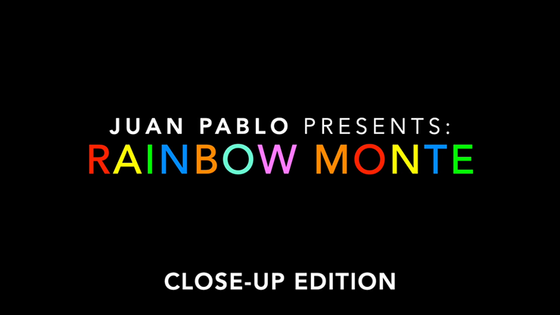 Rainbow Monte (Close up) by Juan Pablo - Trick