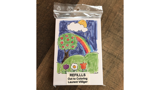 Refill (50) for Out To Coloring (STAGE) by Laurent Villiger - Trick