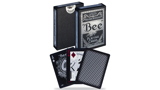 Bee Silver Stinger Playing Cards