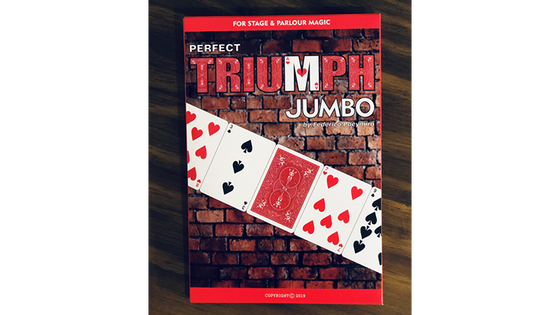 Perfect Triumph JUMBO (Gimmicks and Online Instructions) by Federico Poeymiro - Trick