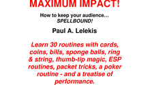  MAXIMUM IMPACT by Paul A. Lelekis eBook DOWNLOAD