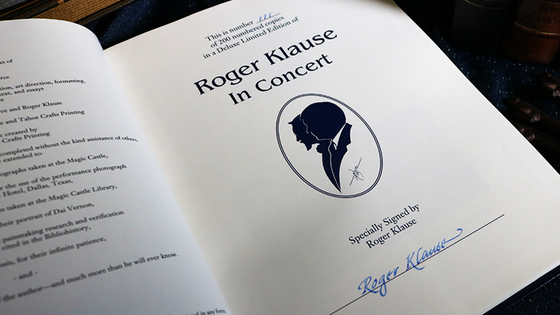 Roger Klause In Concert Deluxe (Signed and Numbered) - Book