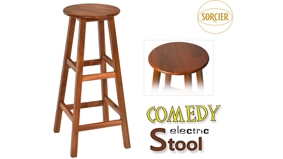 Comedy Electric Stool (Wood) by Sorcier Magic
