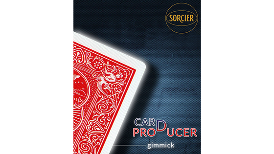 Card Production Gimmick Red by Sorcier Magic