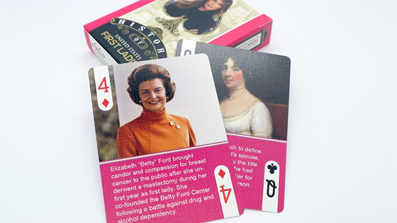 History Of American First Ladies Playing Cards