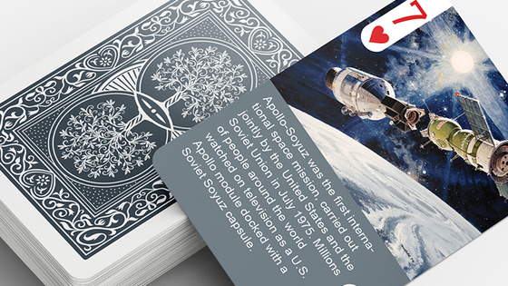 History Of Space Race Playing Cards