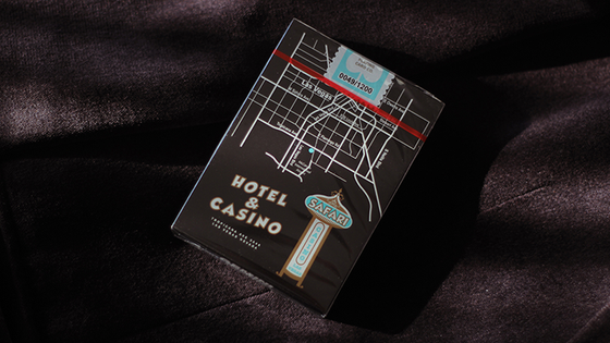 Safari Casino Black Playing Cards by Gemini