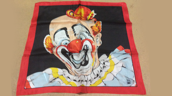Rice Picture Silk 18" (Circus Clown) by Silk King Studios - Trick