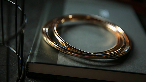4" Linking Rings (Gold) by TCC - Trick