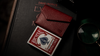 Luxury Leather Playing Card Carrier (Red) by TCC - Trick