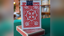  Experts Thin Crushed Printed on Web Press Tally Ho Fan Back (Red) Playing Cards