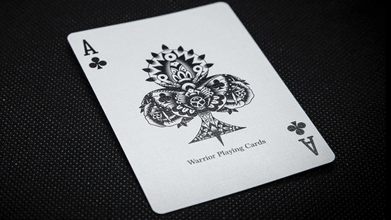 Warrior (Midnight Edition) Playing Cards by RJ