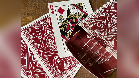RAVN IIII (Red) Playing Cards Designed by Stockholm17