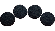  3 inch High Density Ultra Soft Sponge Ball (BLACK) Pack of 4 from Magic by Gosh