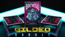  Gilded Cobalt Bicycle Cybershock Playing Cards