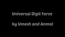  Universal Digital Force by Umesh video DOWNLOAD