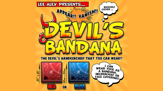 Devil's Bandana (Blue) by Lee Alex - Trick
