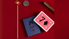  BRAND OF FIRE / RED (Gimmicks and Online Instructions) by Federico Poeymiro
