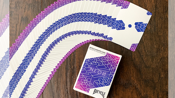 Bicycle Neon Blue Aurora Playing Cards