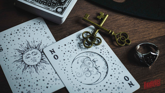 Resurrected V2 (Black) Playing Cards By Abraxas