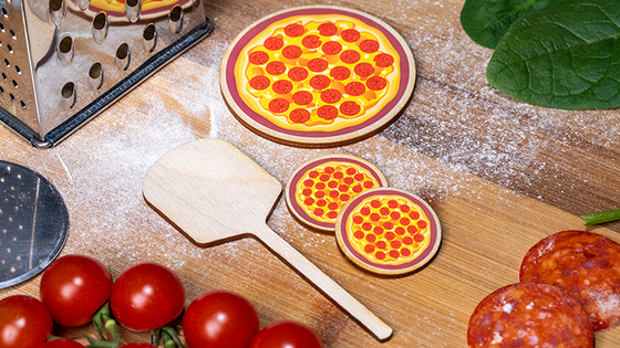 Pizza Paddle Supreme (Gimmicks and Online Instructions) by Rob Thompson - Trick