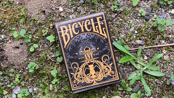 Gilded Bicycle Ant (Gold) Playing Cards