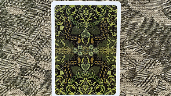 Gilded Bicycle Caterpillar (Dark) Playing Cards