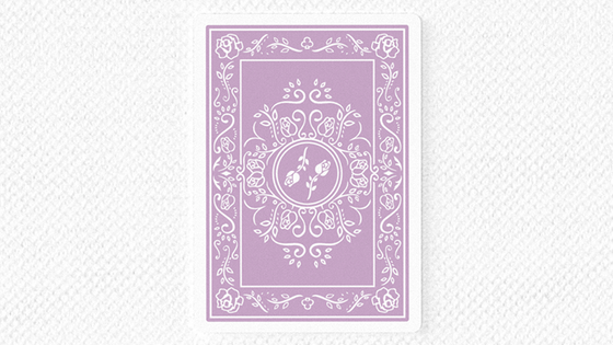 Black Roses Lavender (Marked) Edition Playing Cards