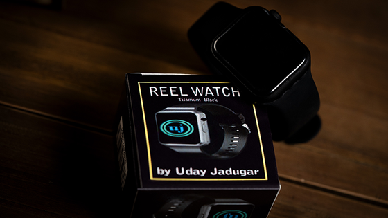 REEL WATCH Titanium Black with black band smart watch (KEVLAR) by Uday Jadugar
