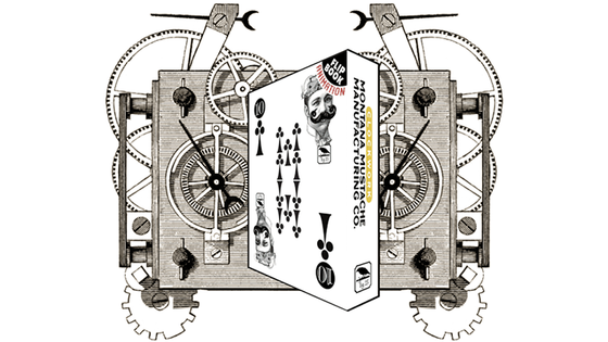 Clockwork: Montana Mustache Manufacturing Co. Playing Cards by fig 23